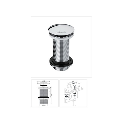 Bonde lavabo laiton - bonde,