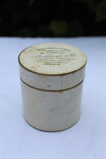 boîte  coffret à bijoux  ronde ancien AGEN horlogerie carton collection