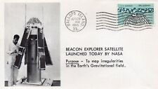 BEACON satellite Explorer 27 Launch SARZIN Space cover postmarked Wallops 1965