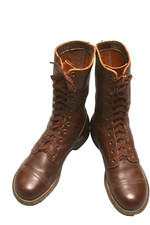 WW2 US bottes de saut originales de parachutiste