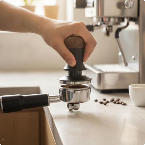 Tasseur expresso avec - tasseur, à