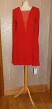 STUNNING MAJE RED CREPE MESH