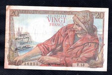 Un billet de 20 Francs Pecheur