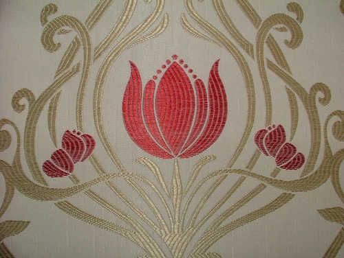 Rideau art nouveau tulipe - rideau,