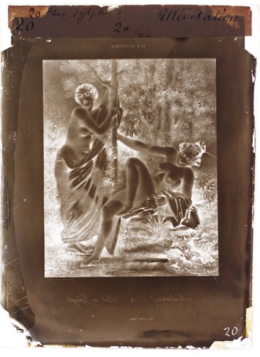 Photographie une gravure - d’une,