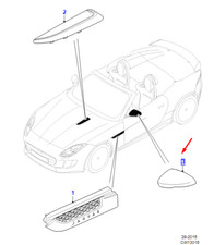 Coque de rétroviseur avant