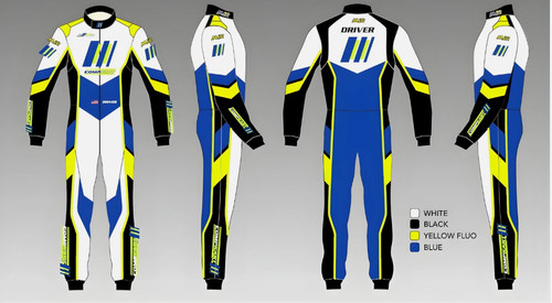 Compkart kart racing suit - go,
