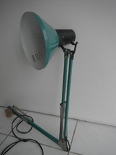 ANCIENNE LAMPE D ARCHITECTE BURRAU   DOUBLE BRAS ARTICULES A FIXER BUREAU