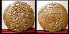 MÉDAILLE 68mm BRONZE LE SAGE PAR QUEROLLE AUTEUR Né Sarzeau 1668 1747 Diable Boi