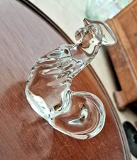 poule coq cristal Statuette