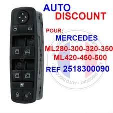 Bouton interrupteur lève vitre pour Mercedes Classe B, Classe A