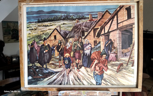 Ancienne affiche histoire - ancienne,