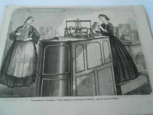 Gravure 1863 expo de londres - 1863,