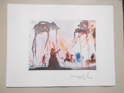 Lithographie salvador dali - salvador,