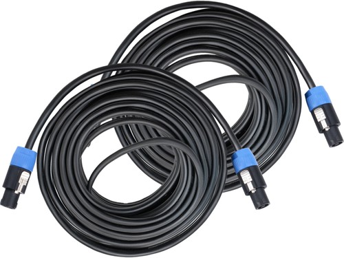 Set cable speakon - cable, dj