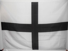 DRAPEAU BRETAGNE KROAZ DU 90x60cm - DRAPEAU BRETON - CROIX BRETONNE 60 x 90 cm F
