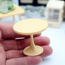 Maison de poupée DIY Mini table ronde Micro scène Modèle Chambre Famille Jouets