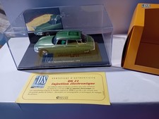 1/43 CITROËN DS 21 INJECTION ÉLECTRONIQUE 1970 BOITE VITRINE CERTIFICAT ATLAS