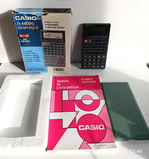 Calculatrice Casio fx-6800G programmable + manuel d'utilisation FR FONCTIONNEL