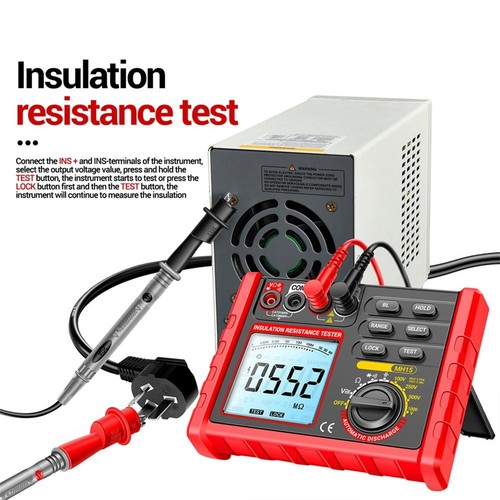 Testeur isolation lcd mh15 - d'isolation,