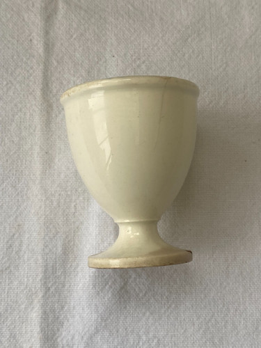 Coquetiers faïence blanche - faïence,