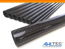 Tube En Carbone Brillant Ø 12Mm / Tube En Carbone CFK 3K À Tissage / Longueur