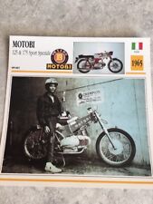 Motobi 125 et 175 sport speziale 1965 Carte moto Collection Atlas Italie
