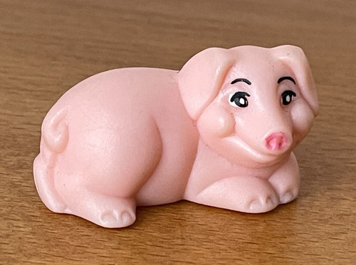 Mini figurine plastique cochon - plastique,