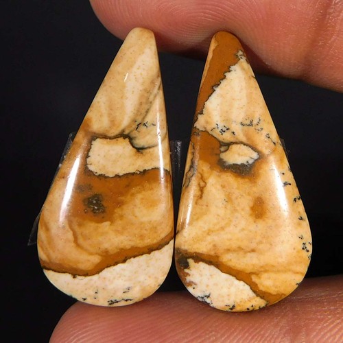 Superbe paire cabochon - superbe, de