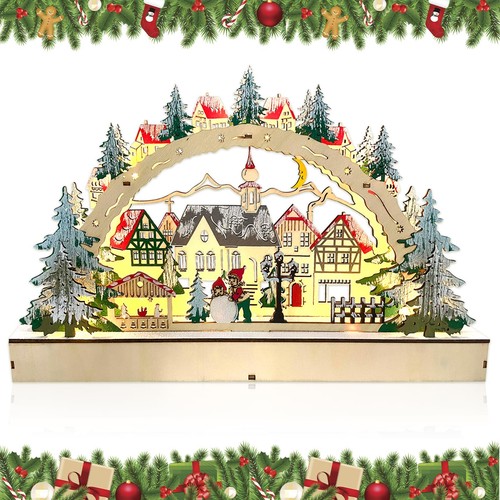 Village noël lumineux - de,