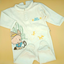 Pyjama Velours bébé 6 Mois Disney Popeye comme neuf vintage