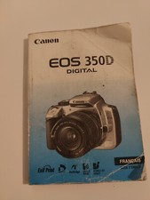 livret d'instructions pour appareil photo numérique CANON EOS 350D rétro vintage