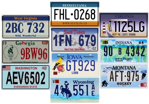 Lot plaques d - 10, d'