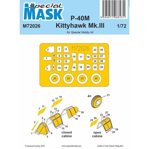 Special mask m72026 40m - special,