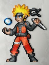 PIXEL ART / PERLES A REPASSER NARUTO AVEC SON KUNAÏ