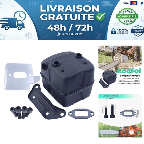 Kit pot échappement husqvarna - échappement,