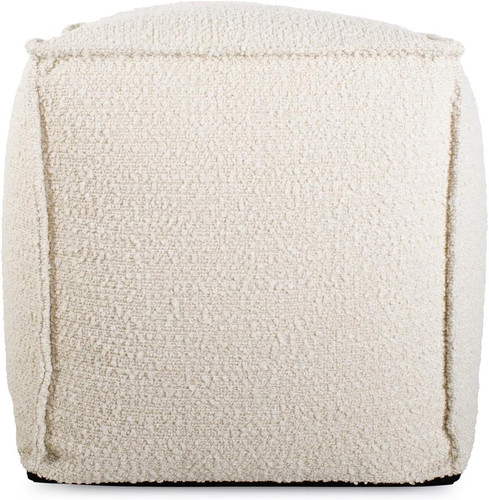 Natural square pouf - square, barbet