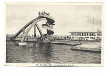 MAROC  CASABLANCA  LE TOBOGAN A LA PISCINE