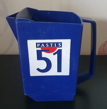 PICHET BLEU PLASTIQUE - PASTIS 51 - 15*11CM