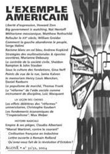 Agone 31 / 32-2004 Exemple Américain: Exemple Américain - Collectif