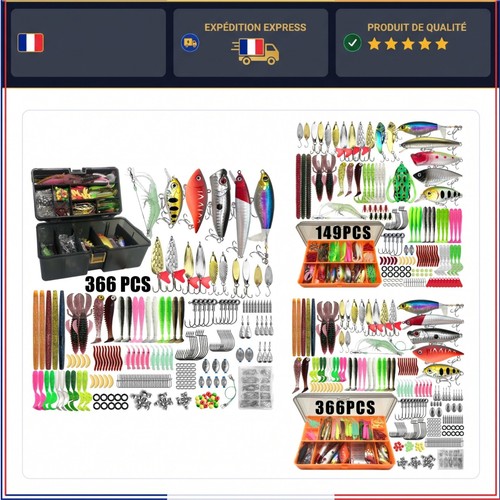 Kit leurres pêche 86 à - de,