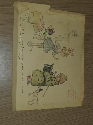 Ancien menu fouquets - ancien,