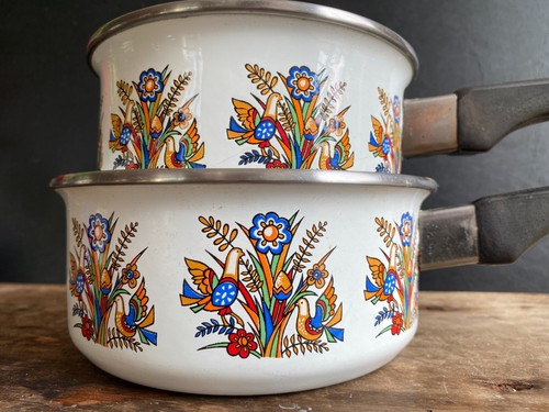 Lot casseroles vintage - 2,