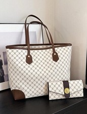 2X Sac Blanc Marron Simili