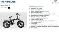 Vélo pliant électrique noir - vélo,