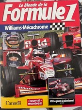 Catalogue / Brochure Le Monde de la Formule 1 Williams - Mécachrome de 1998 -