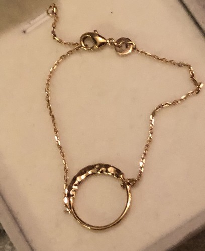 Joli bracelet fin rose - , or
