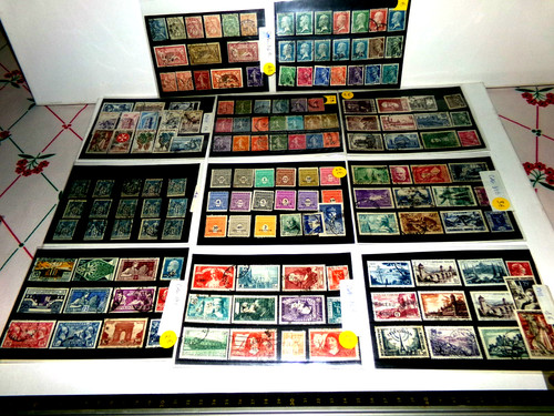 Lot planches de timbres - de,