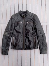 Blue Wellford - veste en cuir