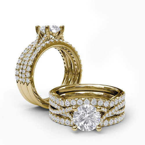 Bague sertie diamants - sertie, de